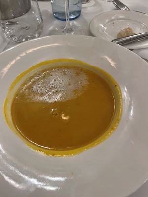 Squash soup  at Mozart Concert with Dinner in Salzburg