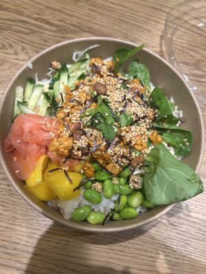 tempeh bowl  at Poké Bowl Viru Keskus in Tallinn