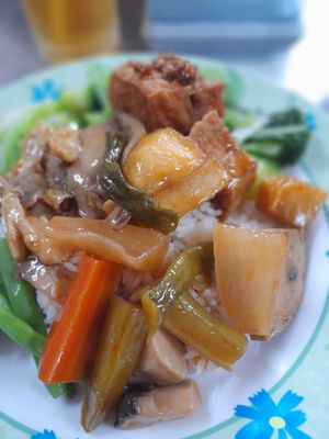 Com chay at Quán Chay 76 in Ho Chi Minh City