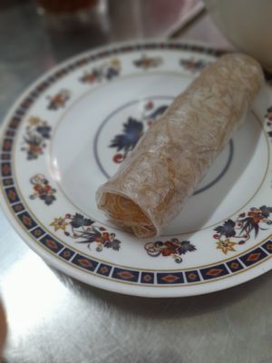 Spring rolls at Quán Chay 76 in Ho Chi Minh City