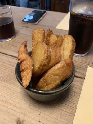 Triple cooked chips   at The Forest in Tamworth