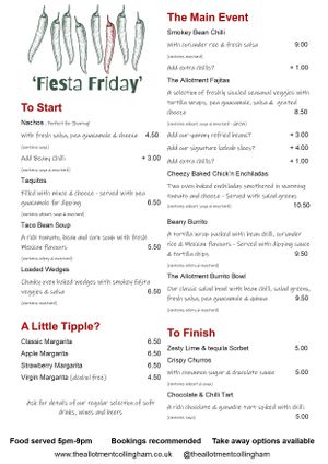  at The Allotment Kitchen and Deli in Collingham