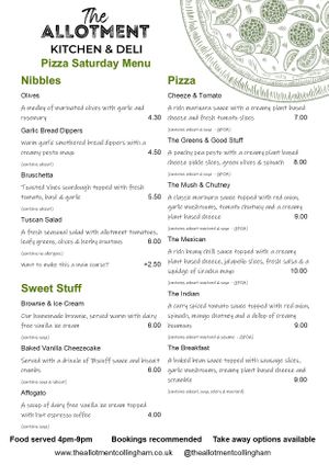  at The Allotment Kitchen and Deli in Collingham