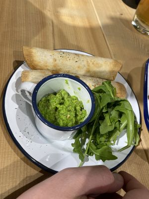 Taquitos  at The Allotment Kitchen and Deli in Collingham