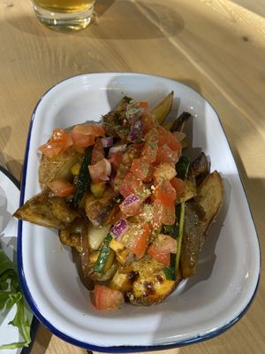 Loaded wedges  at The Allotment Kitchen and Deli in Collingham