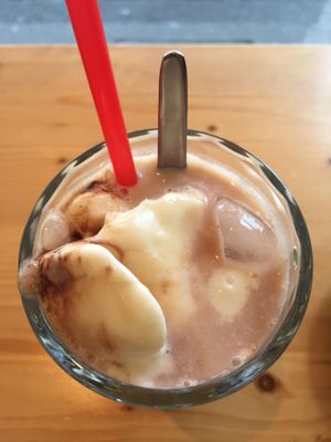 Iced chocolate  at Merry Cupcakes in Fitzroy