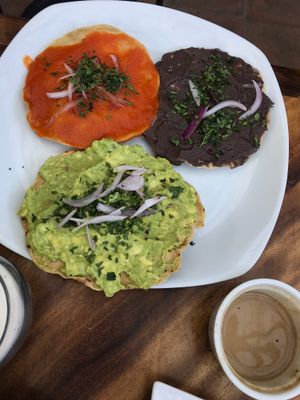 Corn Tostadas at Sabe Rico in Antigua