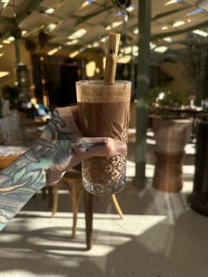 Peanut butter and cocoa smoothie. Incredible    at Nicole's Greenhouse in Hurghada
