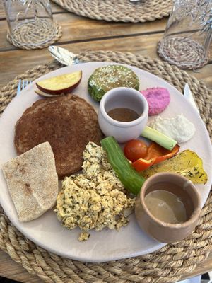 Breakfast buffet selection   at Nicole's Greenhouse in Hurghada