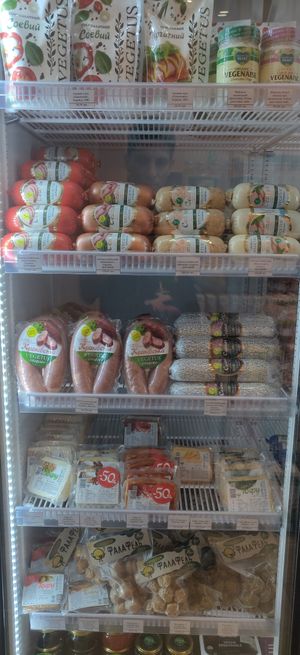 meat substitutes at Vegetus in Odessa