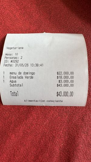   at Vegetariana in Buenos Aires