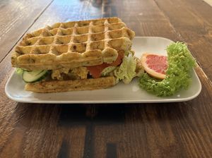 Gaufre San Antonio 🌱  at Texas Coffee House Mons in Mons