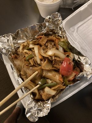 Pad kee mao at Chaang Thai in Morgantown