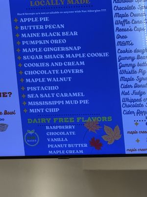Plant based - 5 flavors   at Woodstock Scoops in Woodstock
