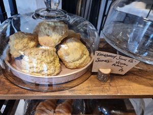 Vegan scone at Tanifiki in Edinburgh