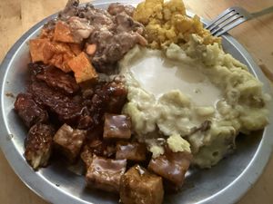 I did not leave hungry😜  #Veganuary at Tastebuds in Willits