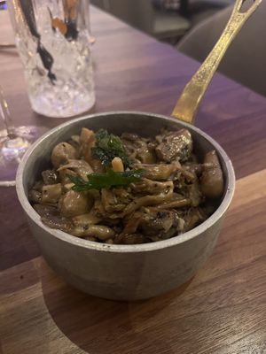 Vegan Wild Mushrooms   at Hell's Kitchen in Ledyard