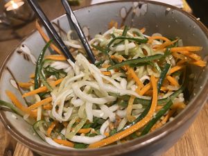 Coconut salad  at Udum 2 Vegan in Cologne