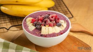 Açai bowl 巴西莓碗  at Vedge Macau in Macau
