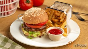 TERIYAKI VEGAN BURGER at Vedge Macau in Macau