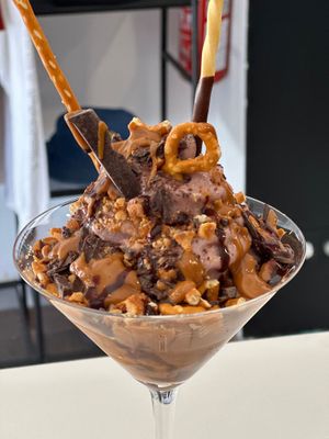 vegan soft serve ice cream  at Pussy Galore  in Costa De Caparica