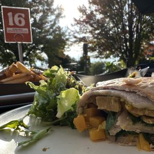 “The Vegan” Savory Crepe  at Skinny Pancake in Burlington