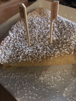 vegan gluten free crepe at Skinny Pancake in Burlington