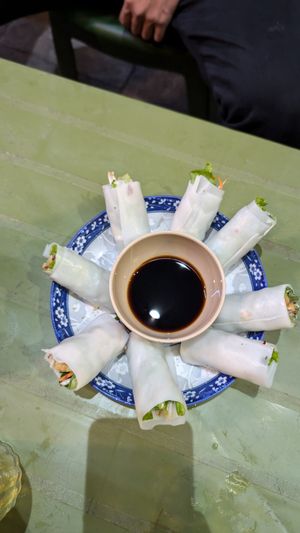 vegan rice paper at Ha Noi Draft Beer & Traditional Food  in Hanoi