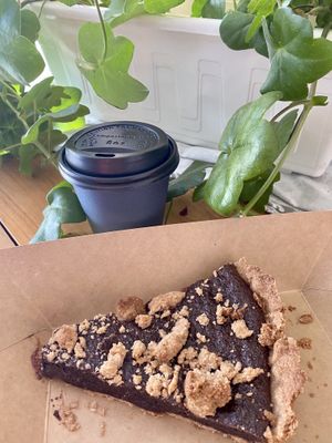 Plum & poppyseeds cake  at VegFood in Prievidza