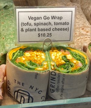 Vegan offering at GRIND in New York City