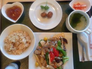 Lunch set. at Chien Fu in Tokyo