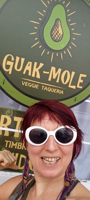 Me happy 😁 at Guak-Mole in Puebla