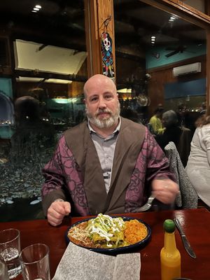 Vegan enchiladas   at The Bear Cantina in Woodstock