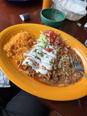 Impossible Enchiladas   at The Bear Cantina in Woodstock