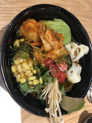 Vegan shoyu ramen   at Yayoi Ramen in Carle Place