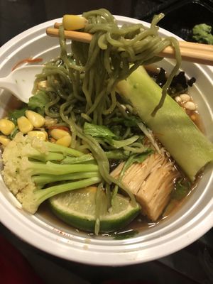 Vegan shoyu ramen   at Yayoi Ramen in Carle Place