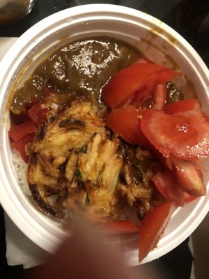 Vegetable Kakiage Curry Donburi  at Yayoi Ramen in Carle Place