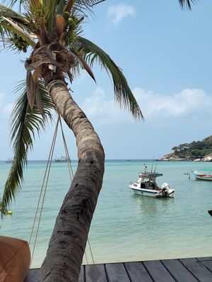 Beautiful view at Tar Tar Bar in Koh Tao