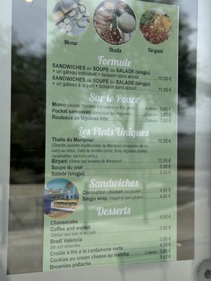 Speisekarte   at Kafé Kanggui in Brest