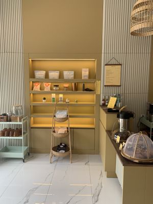 The bar  at Maison SOA in Strasbourg