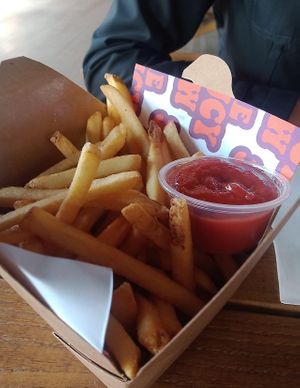 French fries  at The Saucy Cow in Cork