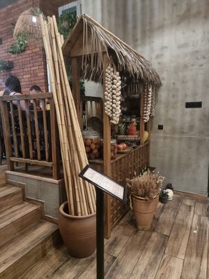 Decor at Bonjour Pho in Krakow