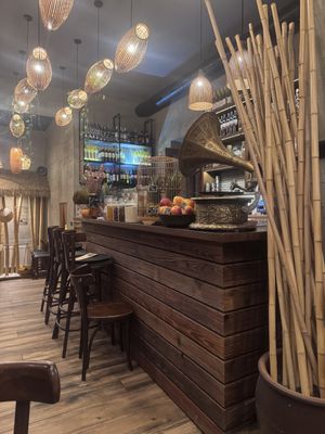 Counter   at Bonjour Pho in Krakow