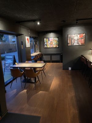 Inside seating  at SENSU in Copenhagen