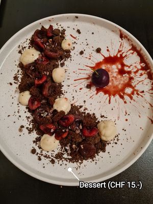 Dessert at Cocotte in Fribourg