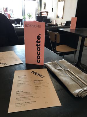 Menu  at Cocotte in Fribourg