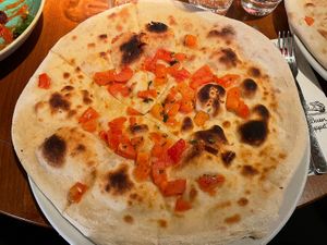 Side order pizza pane #Veganuary at L'Osteria in Bonn