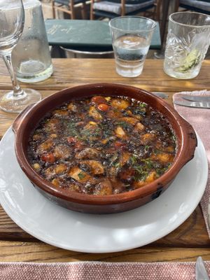 Mushroom Pil Pil  at The Beach House Restaurant in Marbella