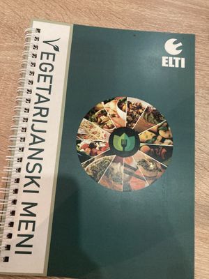 veggie menu card  at Coffee & Lounge Bar Elti  in Brcko