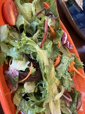 Side salad   at Meze Moon in Chico